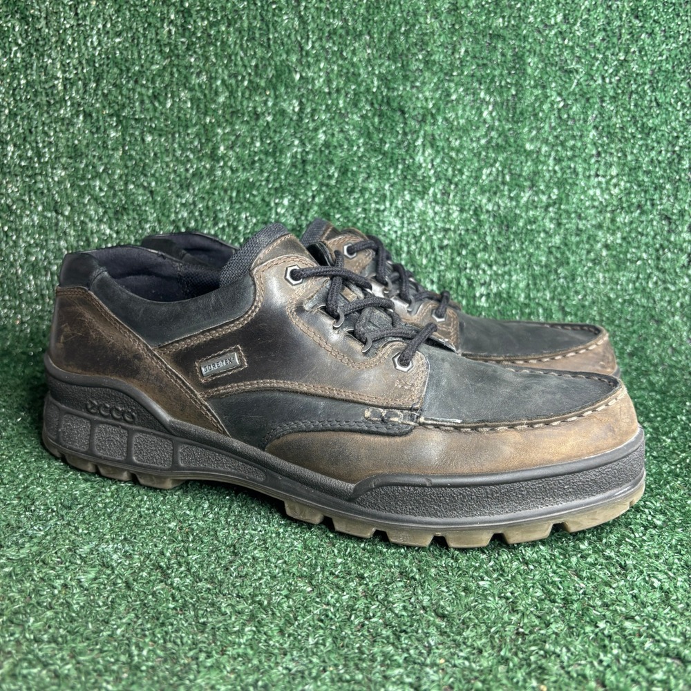 ECCO Track II‎ Gore-Tex Waterproof Leather Rugged Heritage Oxford Brown Mens 12